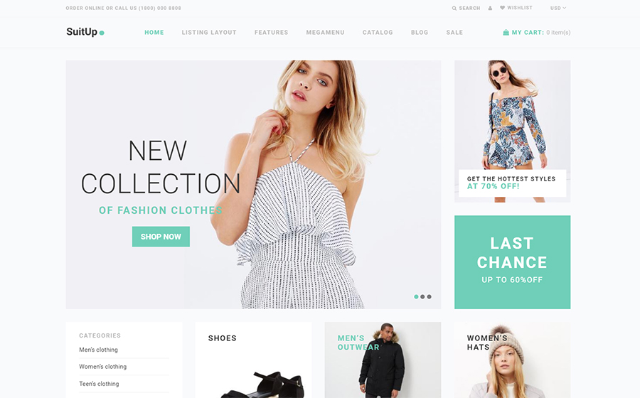 SuitUP - Multipurpose Online Store Shopify Theme