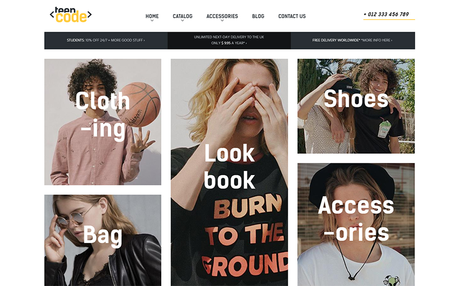 Teencode – Responsive Shopify theme