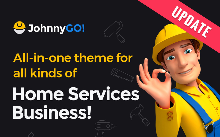 JohnnyGo - Multipurpose Home Services WordPress theme Handyman    