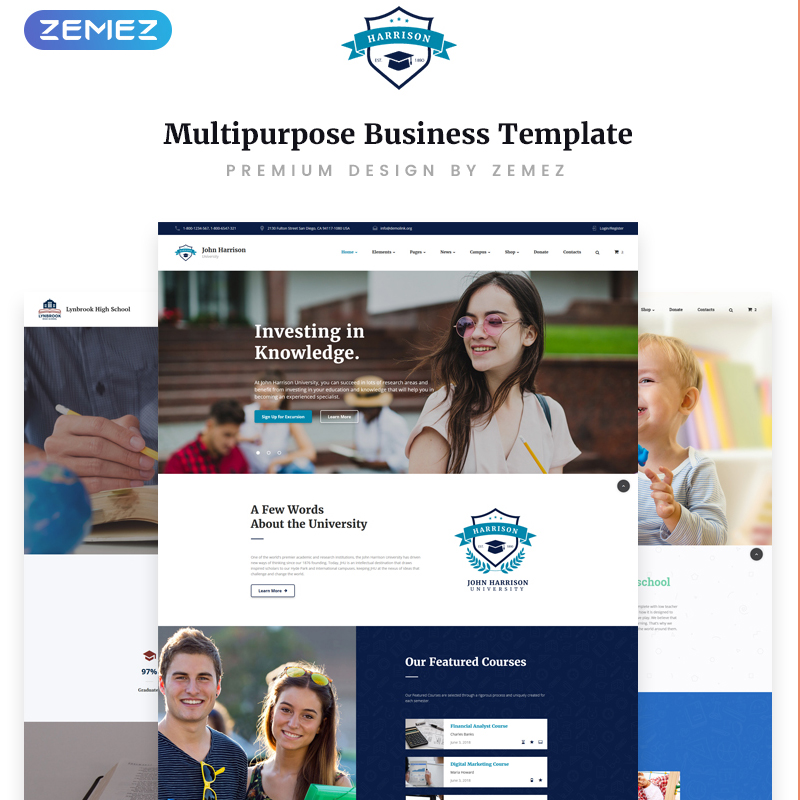 Education Multipage HTML Template    