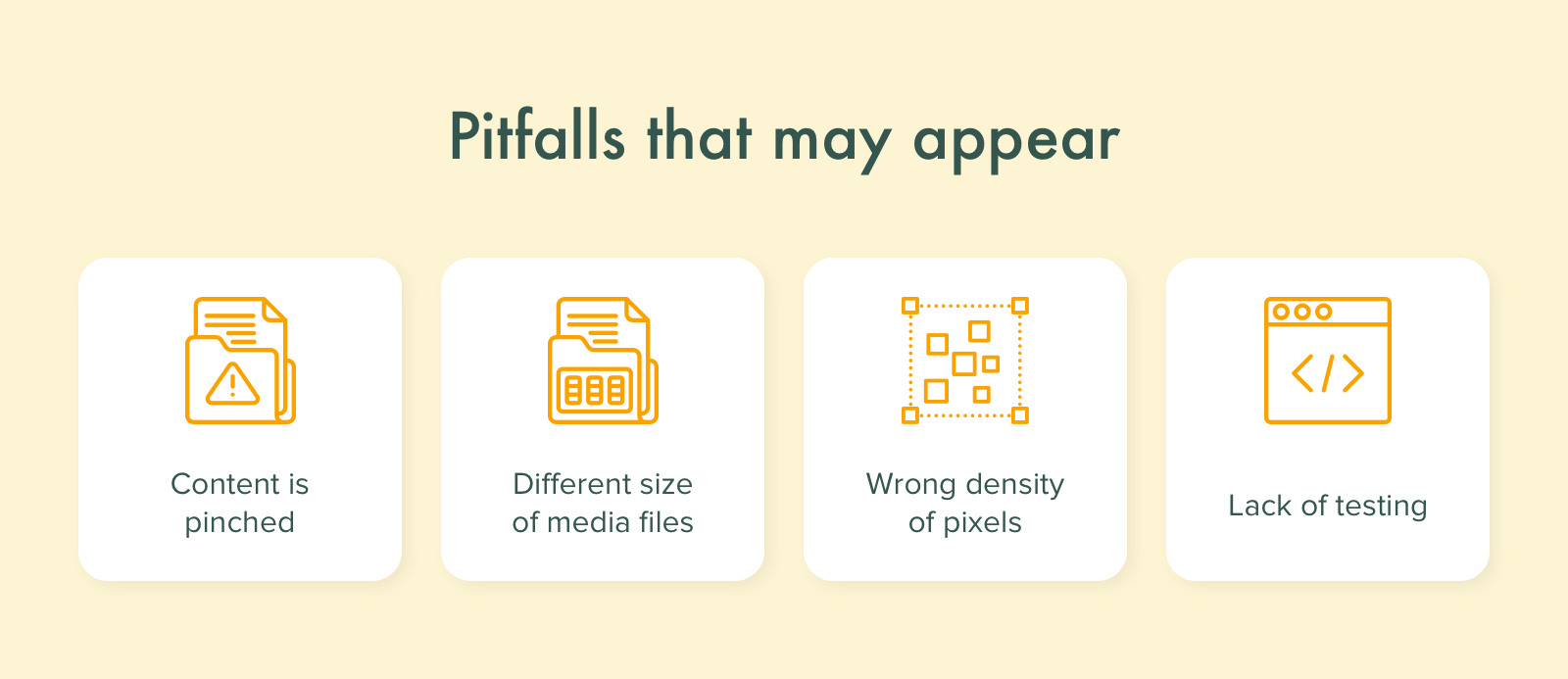 Pitfalls to avoid when developing a responsive website