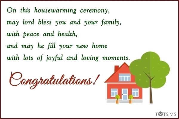Congratulations Messages for New Home