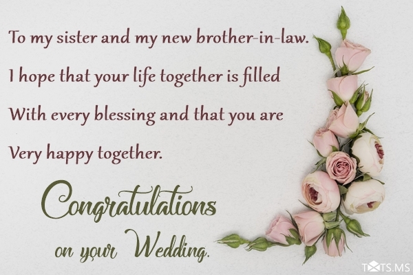 Wedding Wishes for Sister, Messages, Quotes, and Pictures - Webprecis