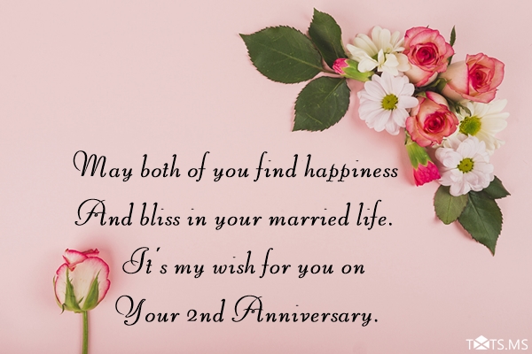 2nd Anniversary Wishes