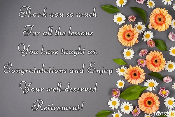 Retirement Quotes for Teachers