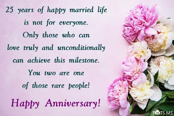 25th Wedding Anniversary Wishes, Messages, Quotes, and Pictures - Webprecis