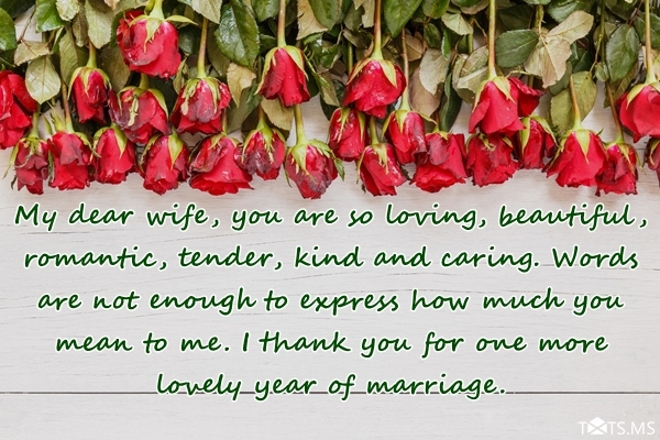 Anniversary Messages for Wife