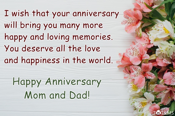 Anniversary Wishes for Parents