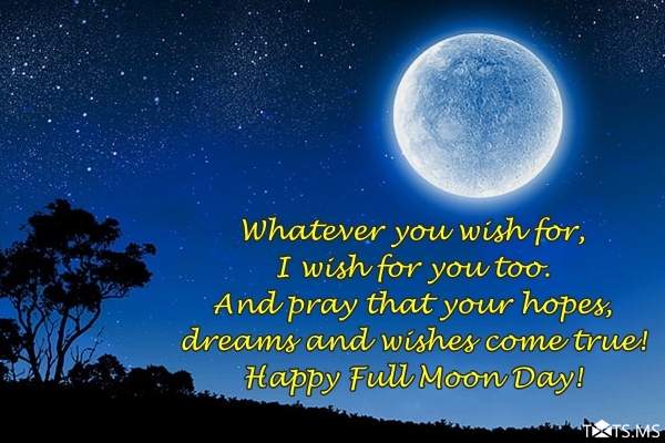 Full Moon Day Wishes