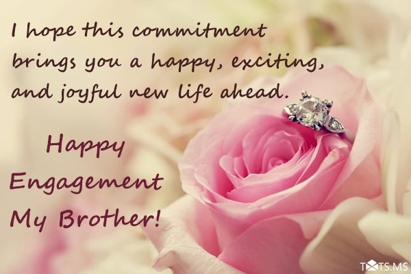 Engagement Message for Brother