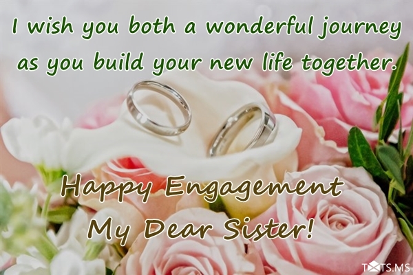 Engagement Wishes for Sister