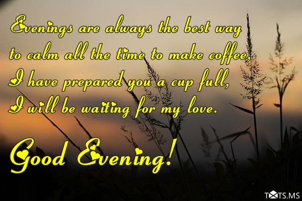 Good Evening Messages for Him