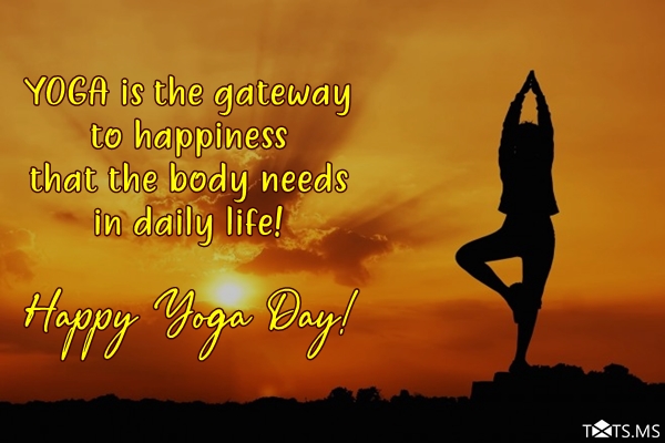 Yoga Day Wishes