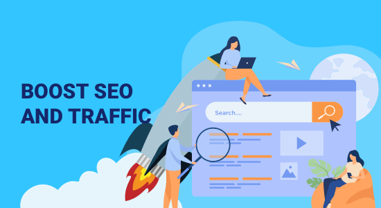 boost seo and website traffic