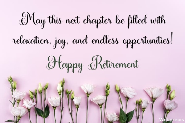 Retirement Wishes for Teacher Colleagues