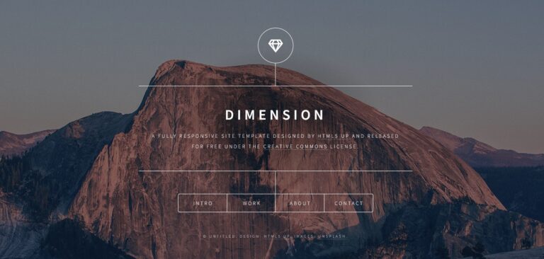 HTML5 CSS3 Template