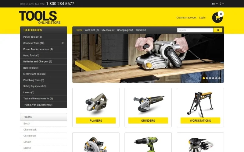 Tools Online Store