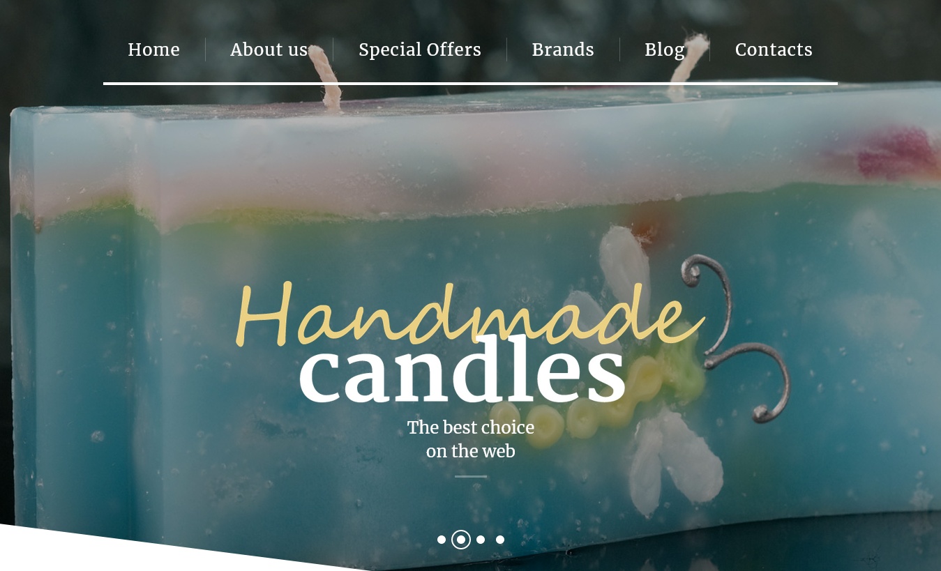 Handmade candles