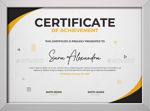 Certificate Template