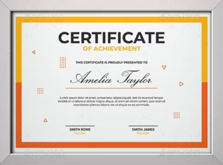 20+ Free and Premium PSD Certificate Templates - Webprecis