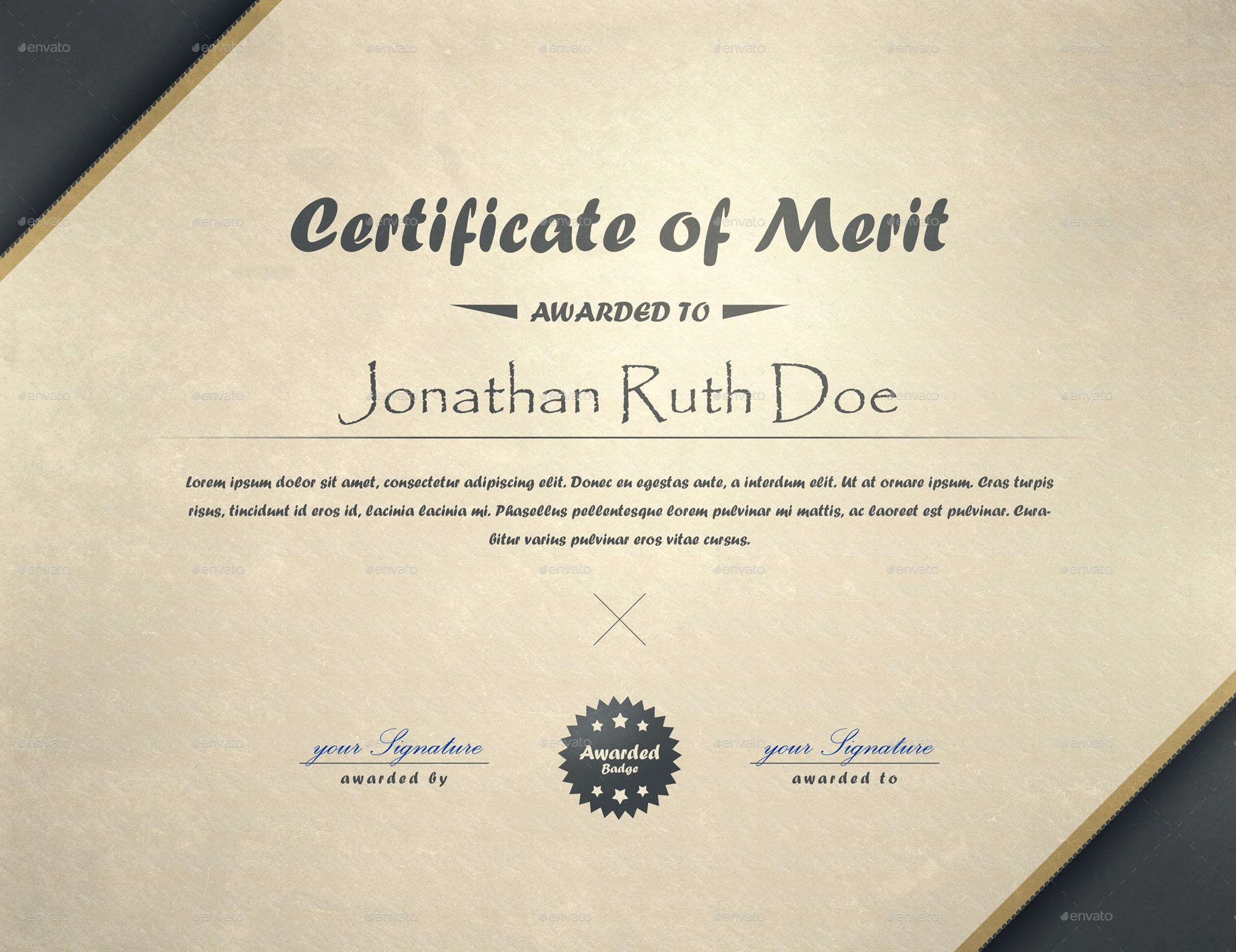 Certificate Template