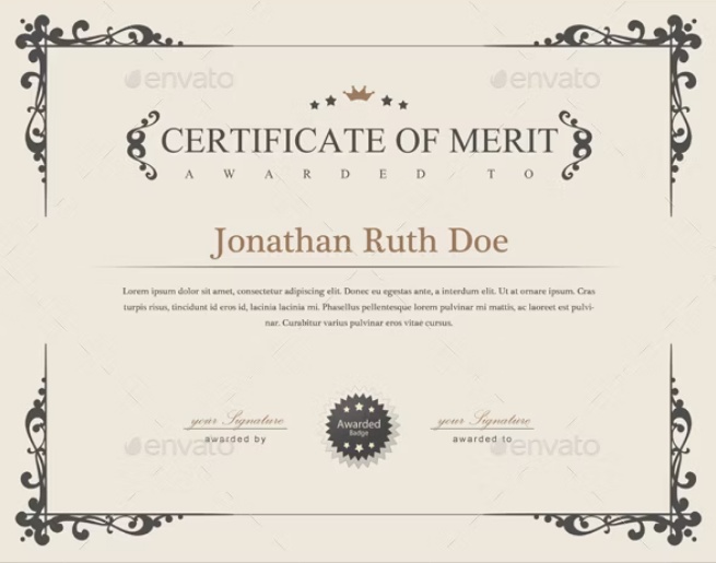 Certificate Template