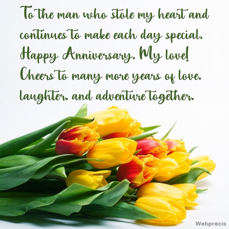 Wedding Anniversary Wishes to Husband