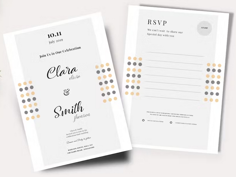 Wedding Invitation & RSVP Cards