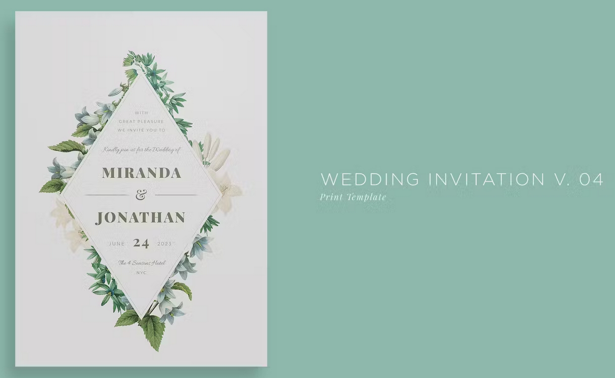 Wedding Invitation V04