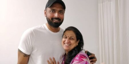 Varun Bangera with his Mother