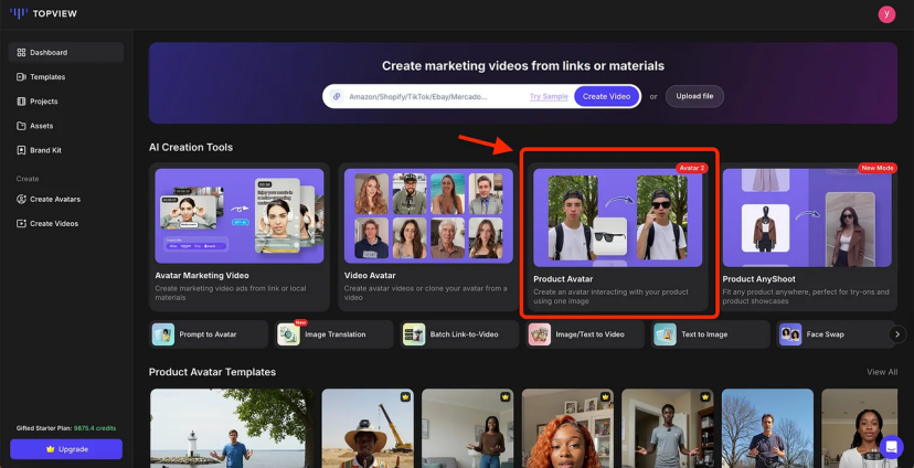 Step 1: Pick an avatar