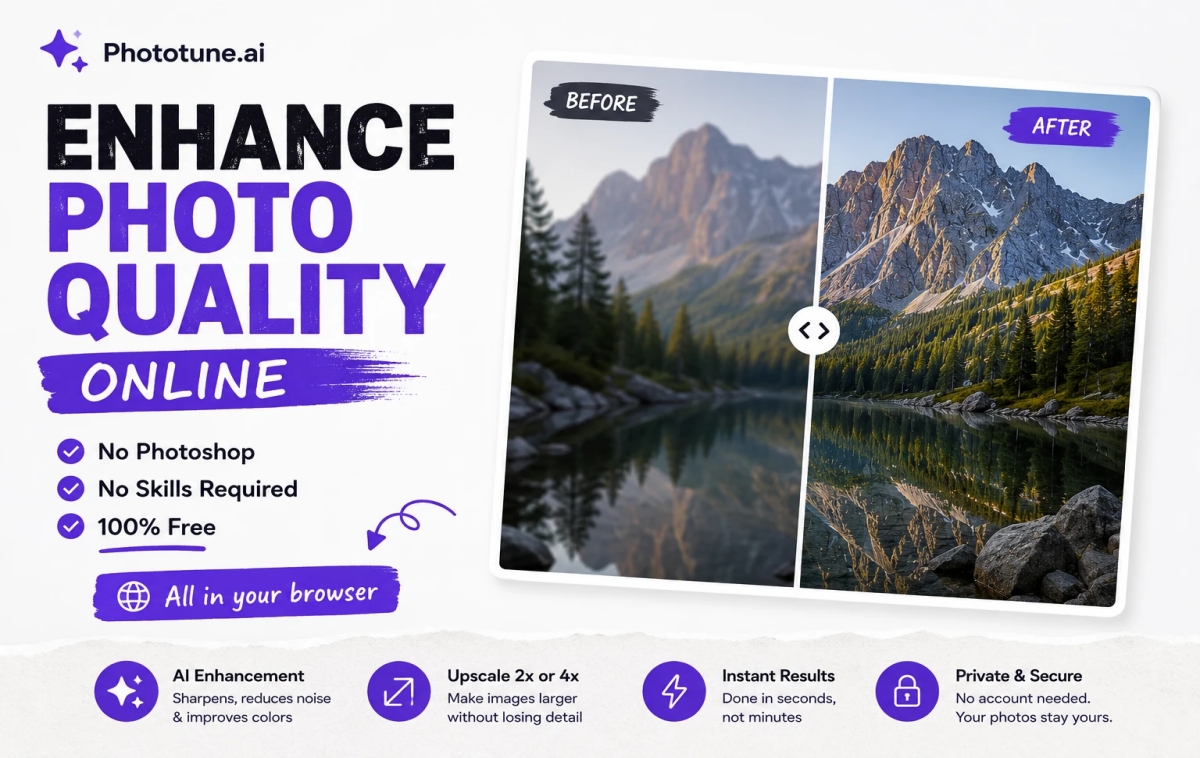 How to Enhance Photo Quality Online Without Photoshop How to Enhance Photo Quality Online Without Photoshop