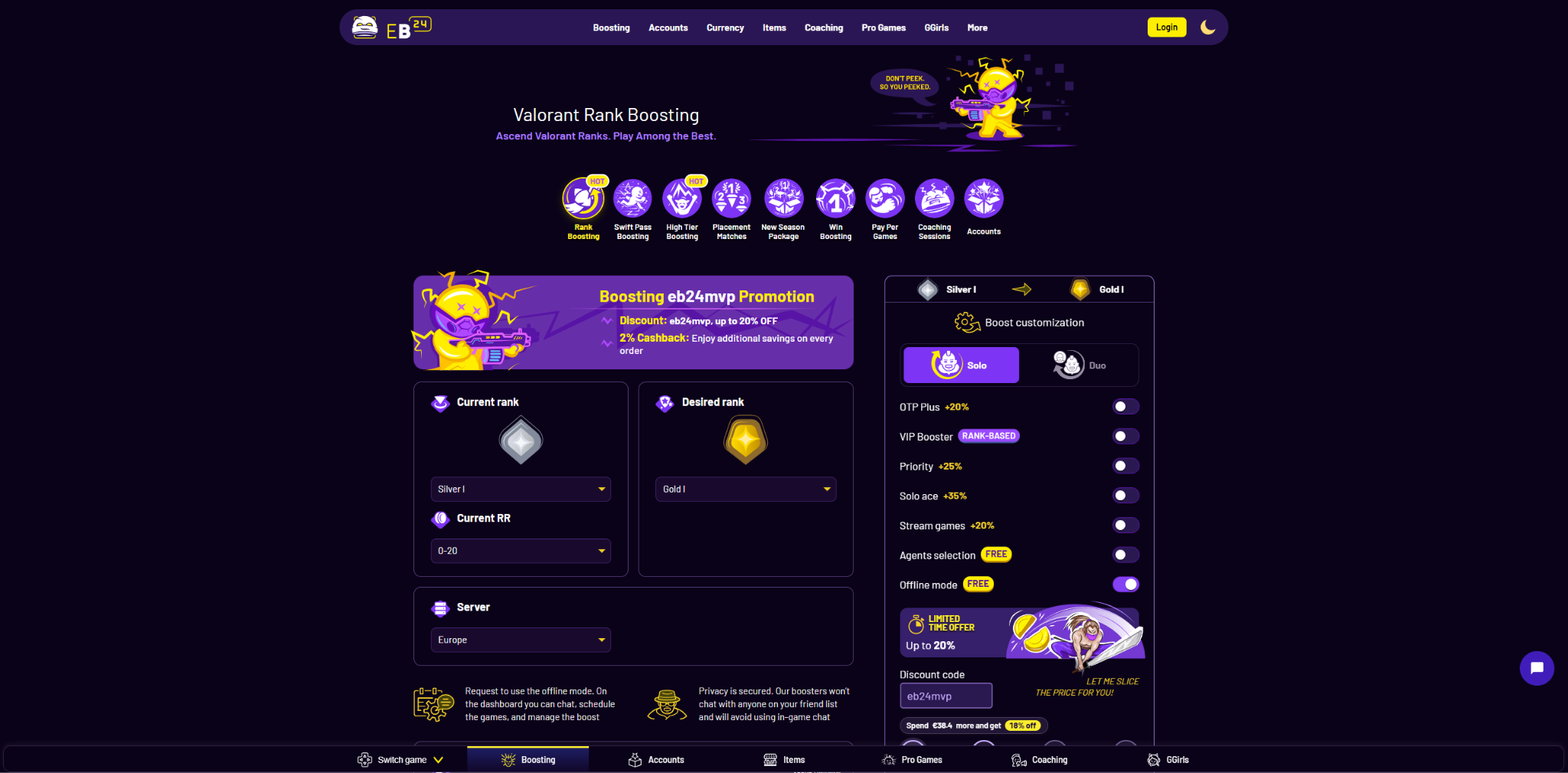 Is Eloboost24 Legit for Valorant Boosting?